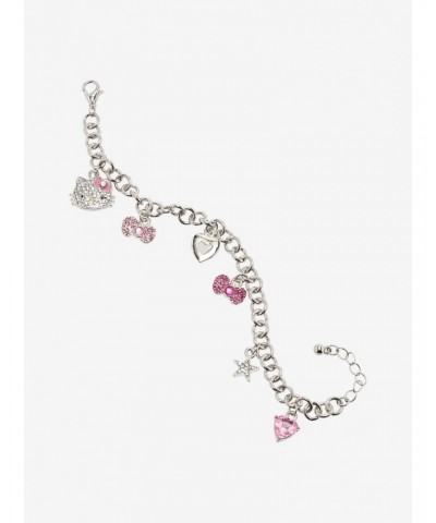 Hello Kitty Bling Charm Bracelet $7.27 Bracelets