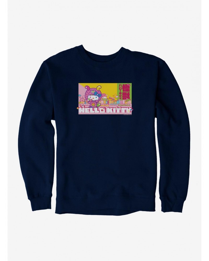 Hello Kitty Sweet Kaiju Screensaver Sweatshirt $11.22 Sweatshirts