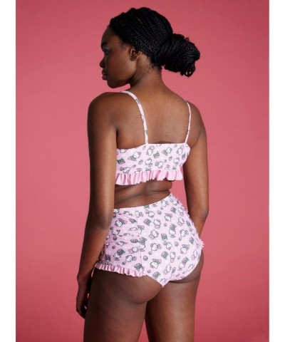 Hello Kitty Strawberry Ruffle Swim Top $9.94 Tops