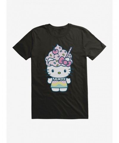 Hello Kitty Kawaii Vacation Milkshake Outfit T-Shirt $6.50 T-Shirts