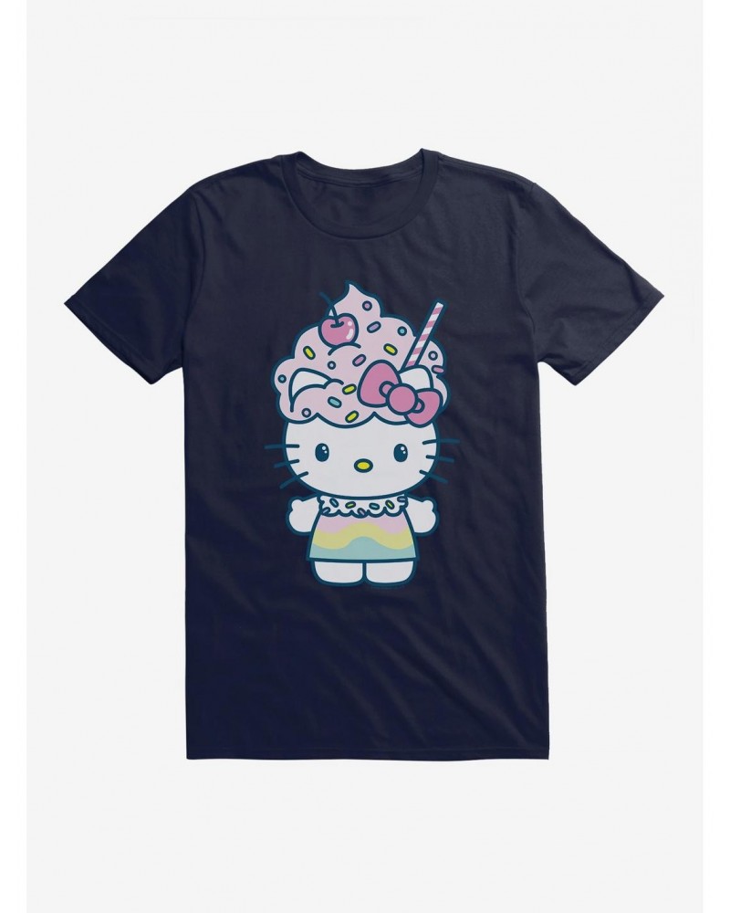 Hello Kitty Kawaii Vacation Milkshake Outfit T-Shirt $6.50 T-Shirts