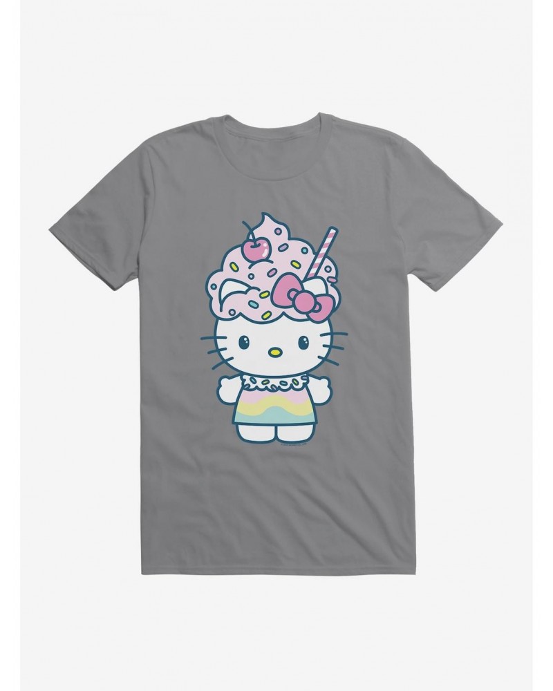 Hello Kitty Kawaii Vacation Milkshake Outfit T-Shirt $6.50 T-Shirts