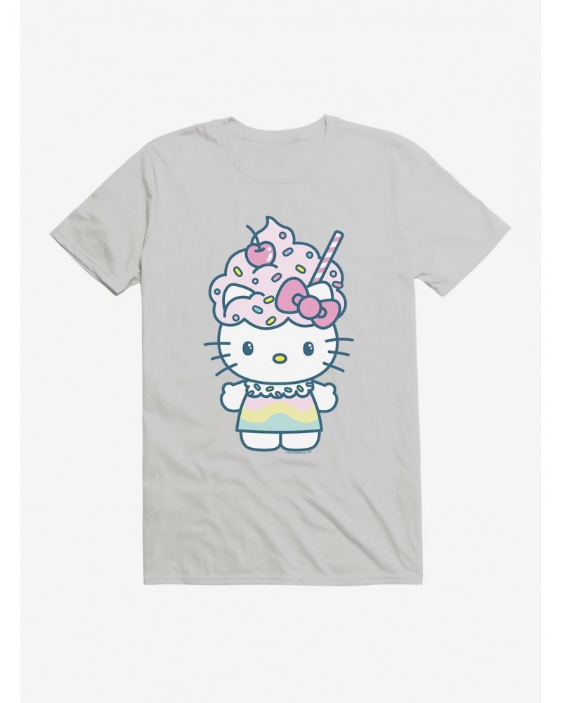 Hello Kitty Kawaii Vacation Milkshake Outfit T-Shirt $6.50 T-Shirts