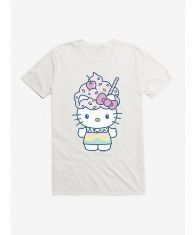 Hello Kitty Kawaii Vacation Milkshake Outfit T-Shirt $6.50 T-Shirts