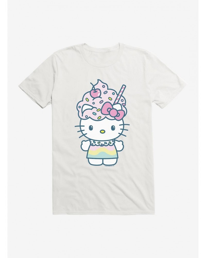 Hello Kitty Kawaii Vacation Milkshake Outfit T-Shirt $6.50 T-Shirts