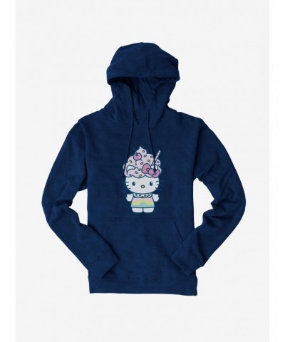 Hello Kitty Kawaii Vacation Milkshake Outfit Hoodie $17.60 Hoodies