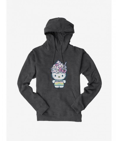 Hello Kitty Kawaii Vacation Milkshake Outfit Hoodie $17.60 Hoodies