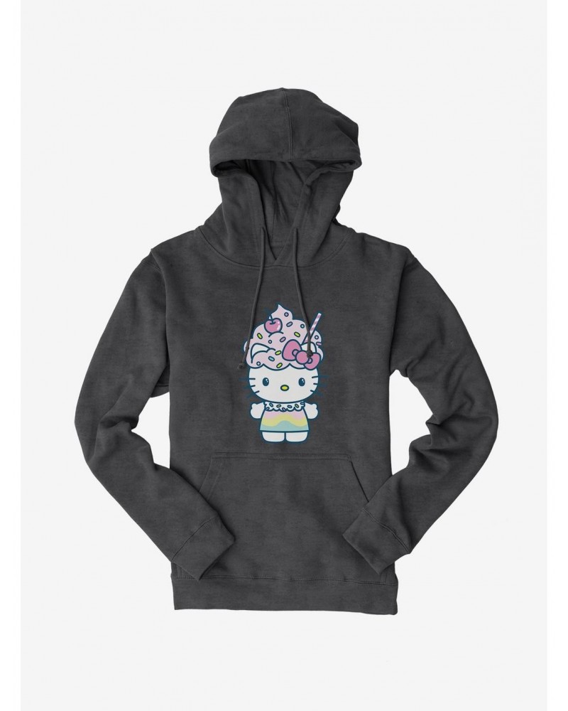 Hello Kitty Kawaii Vacation Milkshake Outfit Hoodie $17.60 Hoodies