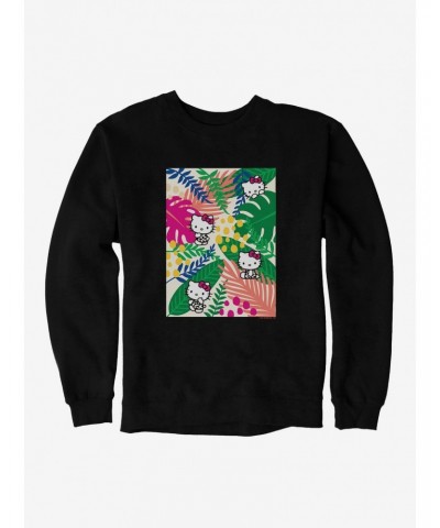 Hello Kitty Jungle Paradise Poster Sweatshirt $11.81 Sweatshirts