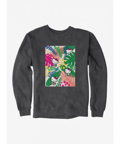 Hello Kitty Jungle Paradise Poster Sweatshirt $11.81 Sweatshirts