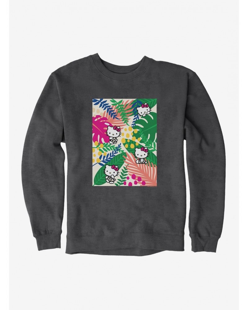 Hello Kitty Jungle Paradise Poster Sweatshirt $11.81 Sweatshirts