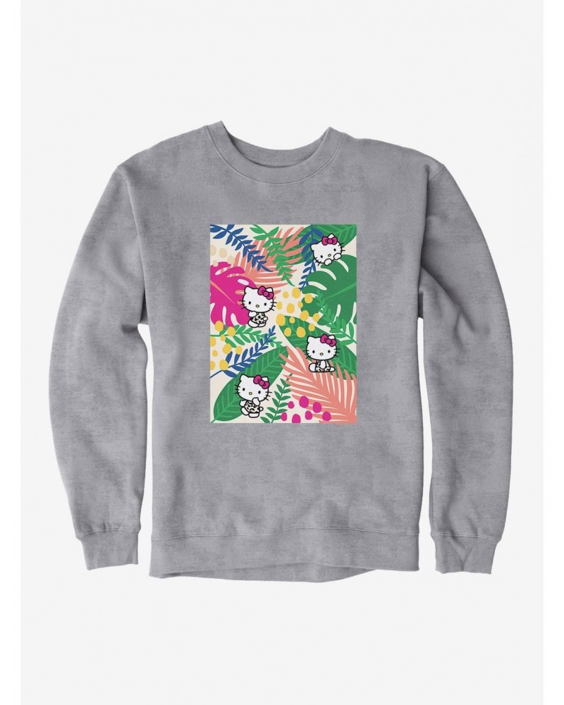 Hello Kitty Jungle Paradise Poster Sweatshirt $11.81 Sweatshirts