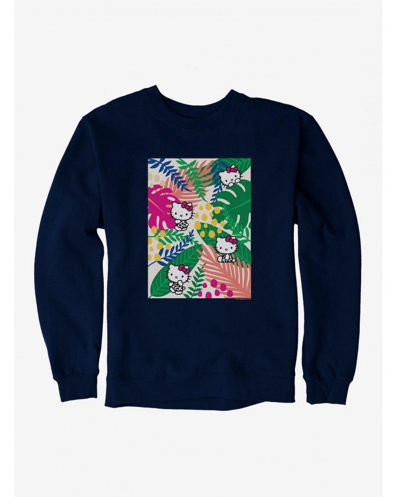 Hello Kitty Jungle Paradise Poster Sweatshirt $11.81 Sweatshirts