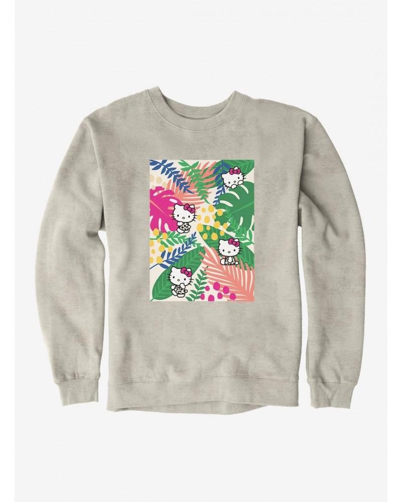 Hello Kitty Jungle Paradise Poster Sweatshirt $11.81 Sweatshirts