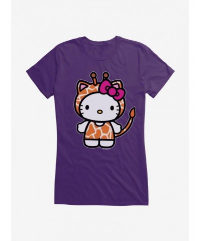 Hello Kitty Jungle Paradise Giaraffe Girls T-Shirt $6.97 T-Shirts