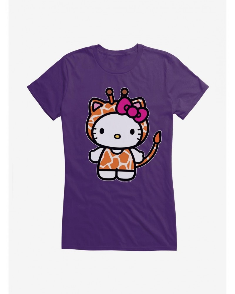 Hello Kitty Jungle Paradise Giaraffe Girls T-Shirt $6.97 T-Shirts