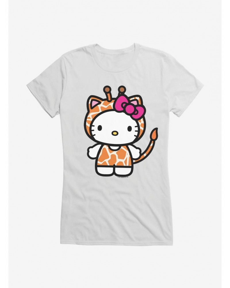 Hello Kitty Jungle Paradise Giaraffe Girls T-Shirt $6.97 T-Shirts