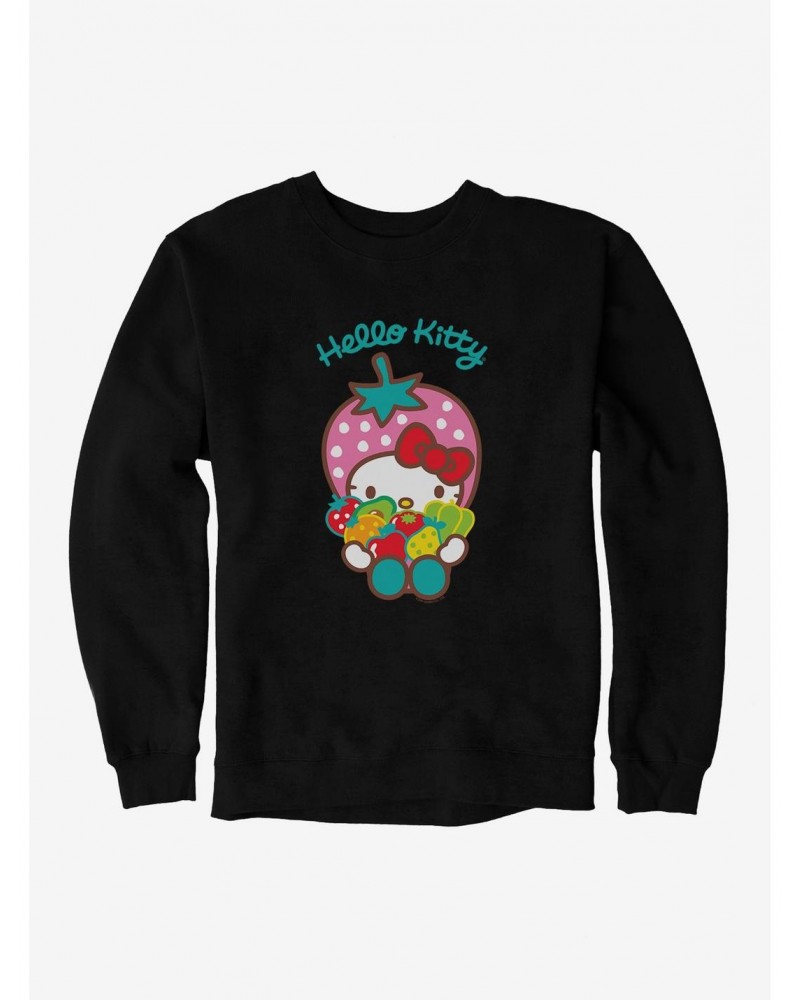 Hello Kitty Five A Day Seven Healthy Options Sweatshirt $11.81 Sweatshirts