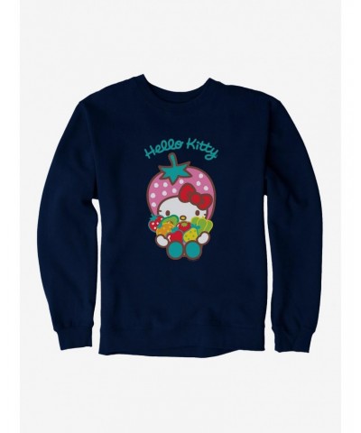 Hello Kitty Five A Day Seven Healthy Options Sweatshirt $11.81 Sweatshirts