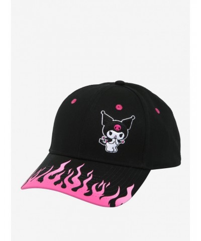 Kuromi Flames Snapback Hat $8.06 Hats