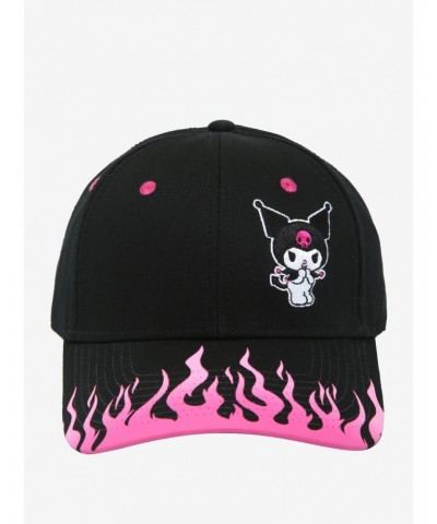 Kuromi Flames Snapback Hat $8.06 Hats