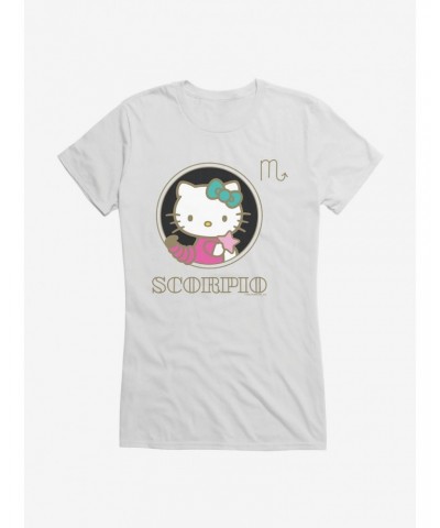 Hello Kitty Star Sign Scorpio Stencil Girls T-Shirt $9.96 T-Shirts