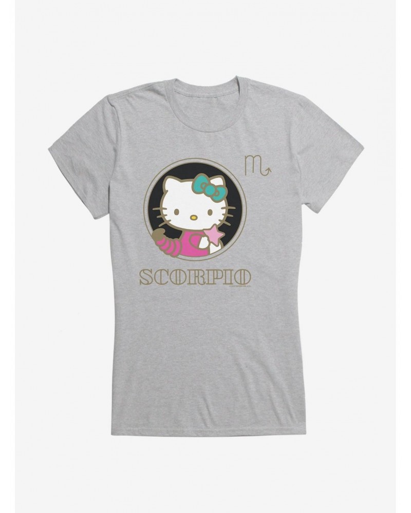 Hello Kitty Star Sign Scorpio Stencil Girls T-Shirt $9.96 T-Shirts