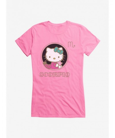 Hello Kitty Star Sign Scorpio Stencil Girls T-Shirt $9.96 T-Shirts