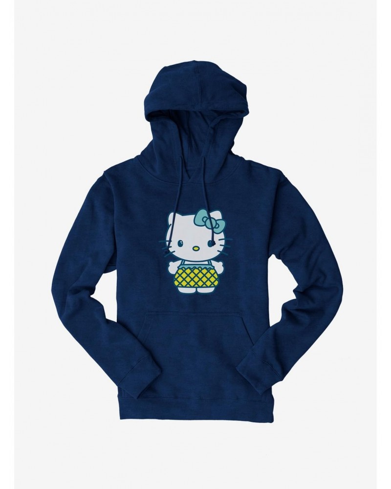 Hello Kitty Kawaii Vacation Pineapple Outfit Hoodie $15.80 Hoodies