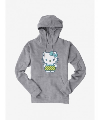 Hello Kitty Kawaii Vacation Pineapple Outfit Hoodie $15.80 Hoodies