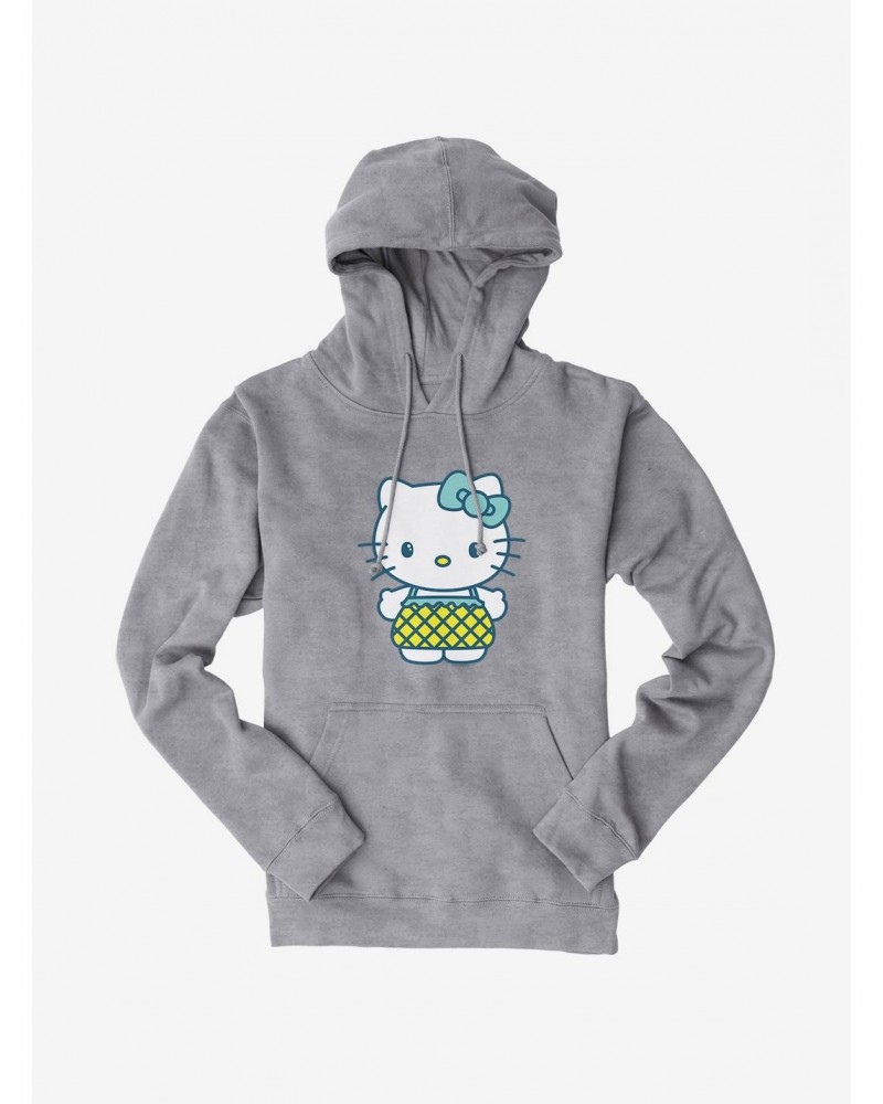 Hello Kitty Kawaii Vacation Pineapple Outfit Hoodie $15.80 Hoodies