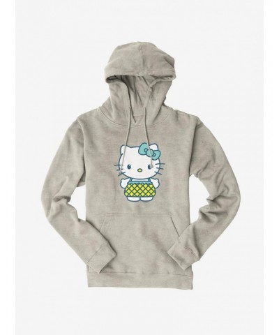 Hello Kitty Kawaii Vacation Pineapple Outfit Hoodie $15.80 Hoodies