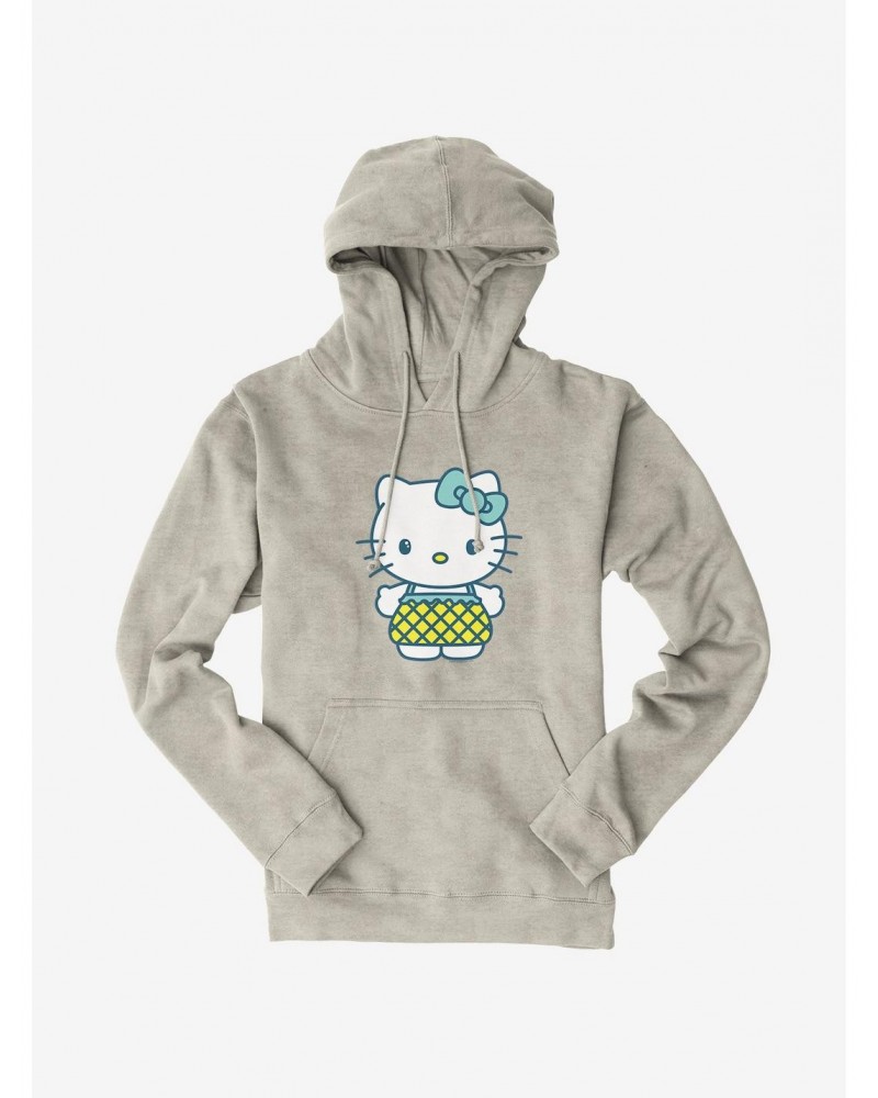 Hello Kitty Kawaii Vacation Pineapple Outfit Hoodie $15.80 Hoodies