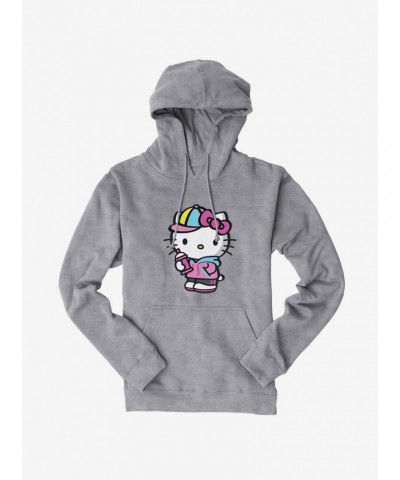Hello Kitty Spray Can Front Hoodie $11.85 Hoodies