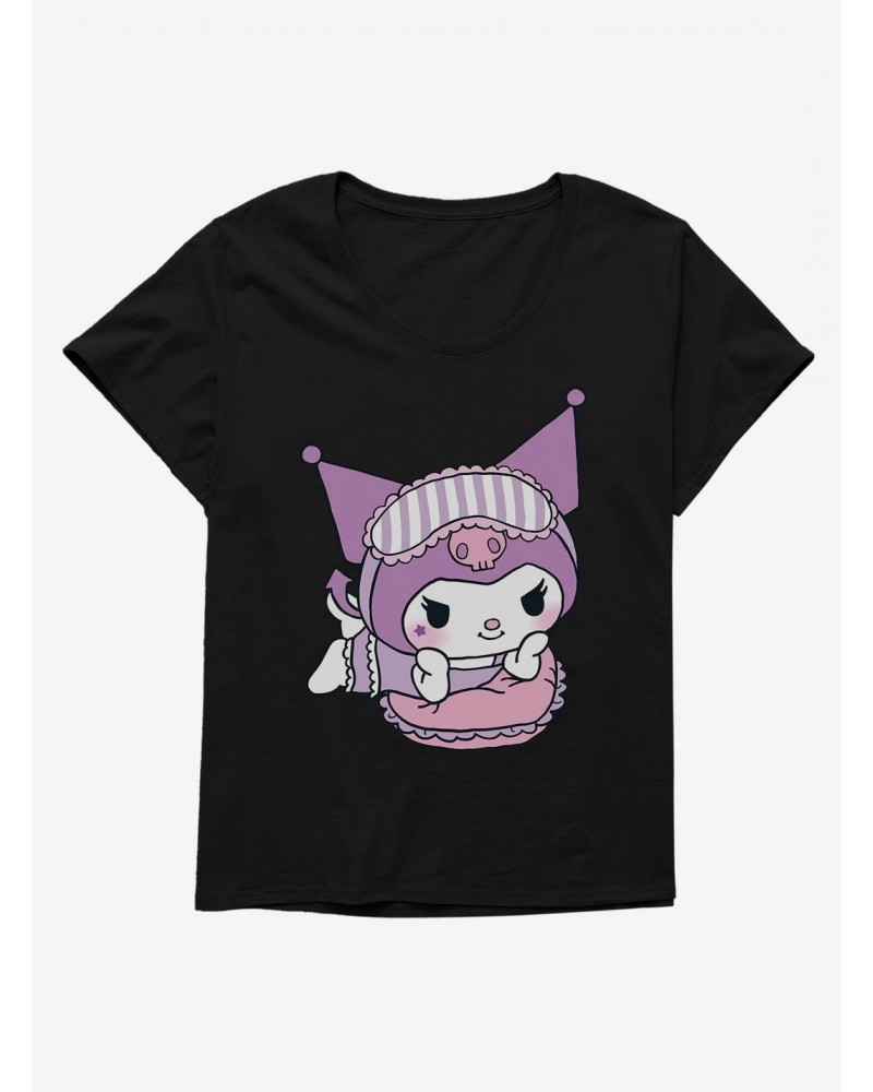 Kuromi Sleepover Girls T-Shirt Plus Size $8.55 T-Shirts