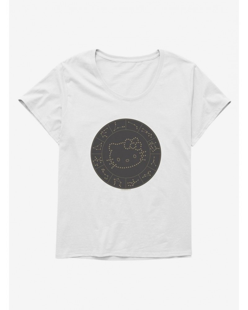 Hello Kitty Star Sign Map Girls T-Shirt Plus Size $8.32 T-Shirts