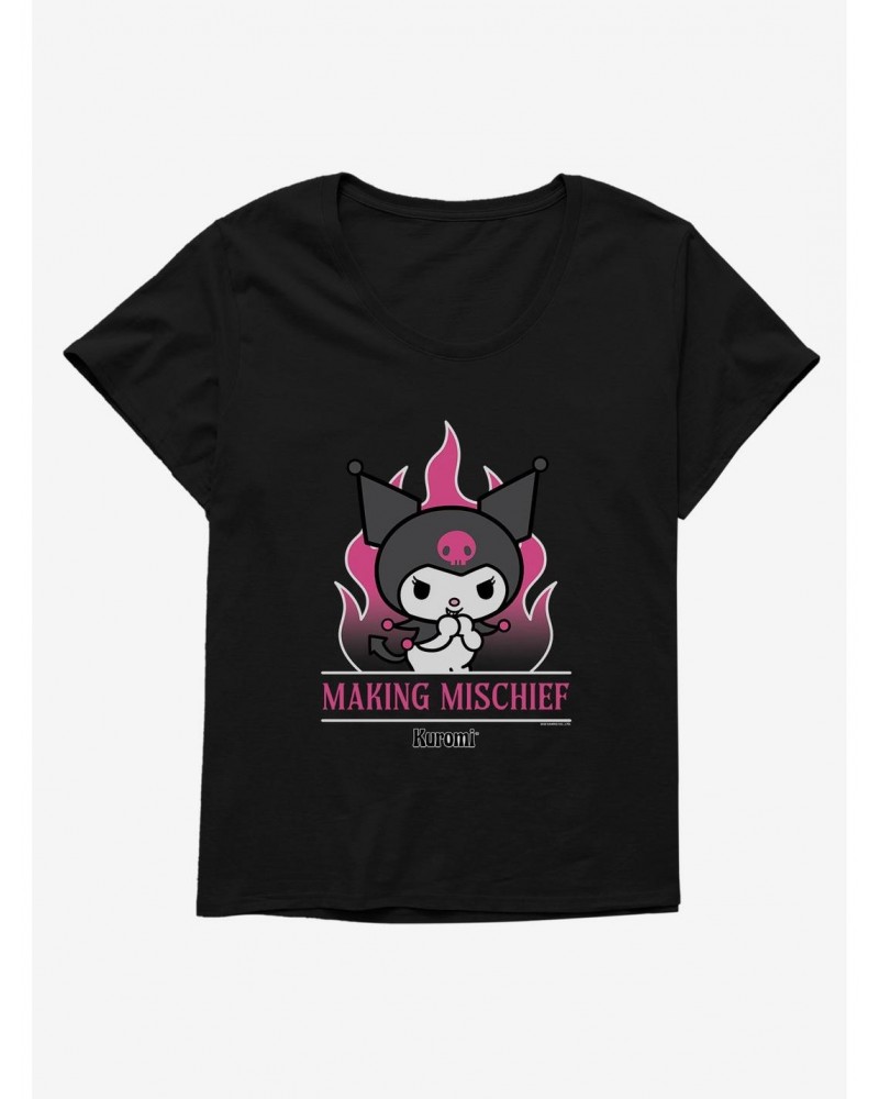 My Melody & Kuromi Making Mischief Girls T-Shirt Plus Size $11.96 T-Shirts