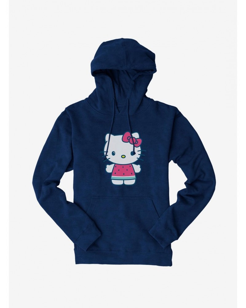 Hello Kitty Kawaii Vacation Watermelon Outfit Hoodie $14.01 Hoodies