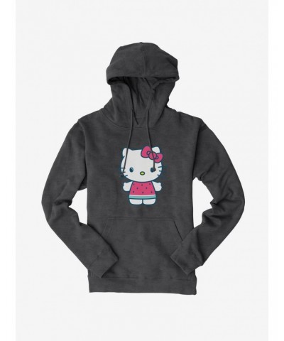 Hello Kitty Kawaii Vacation Watermelon Outfit Hoodie $14.01 Hoodies