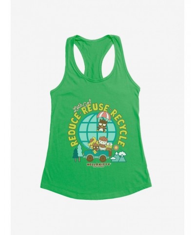 Hello Kitty & Friends Earth Day Reduce, Reuse, Recycle Girls Tank $6.97 Tanks