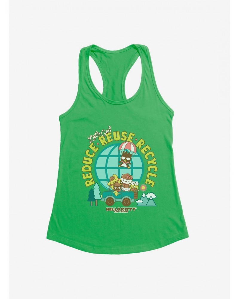 Hello Kitty & Friends Earth Day Reduce, Reuse, Recycle Girls Tank $6.97 Tanks