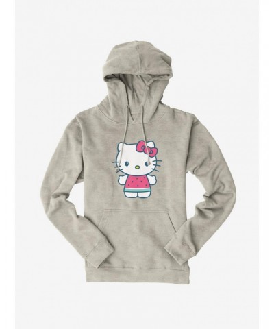 Hello Kitty Kawaii Vacation Watermelon Outfit Hoodie $14.01 Hoodies