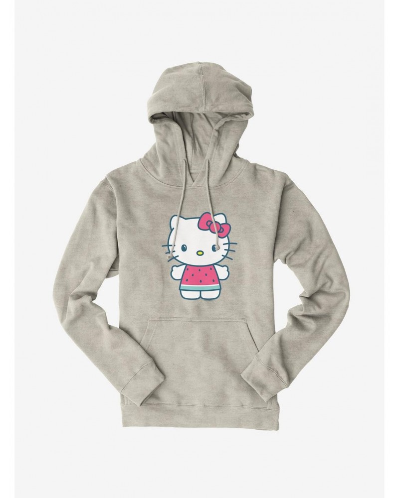 Hello Kitty Kawaii Vacation Watermelon Outfit Hoodie $14.01 Hoodies