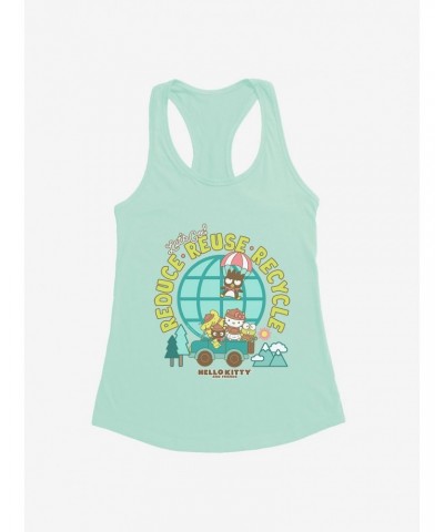 Hello Kitty & Friends Earth Day Reduce, Reuse, Recycle Girls Tank $6.97 Tanks