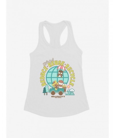 Hello Kitty & Friends Earth Day Reduce, Reuse, Recycle Girls Tank $6.97 Tanks