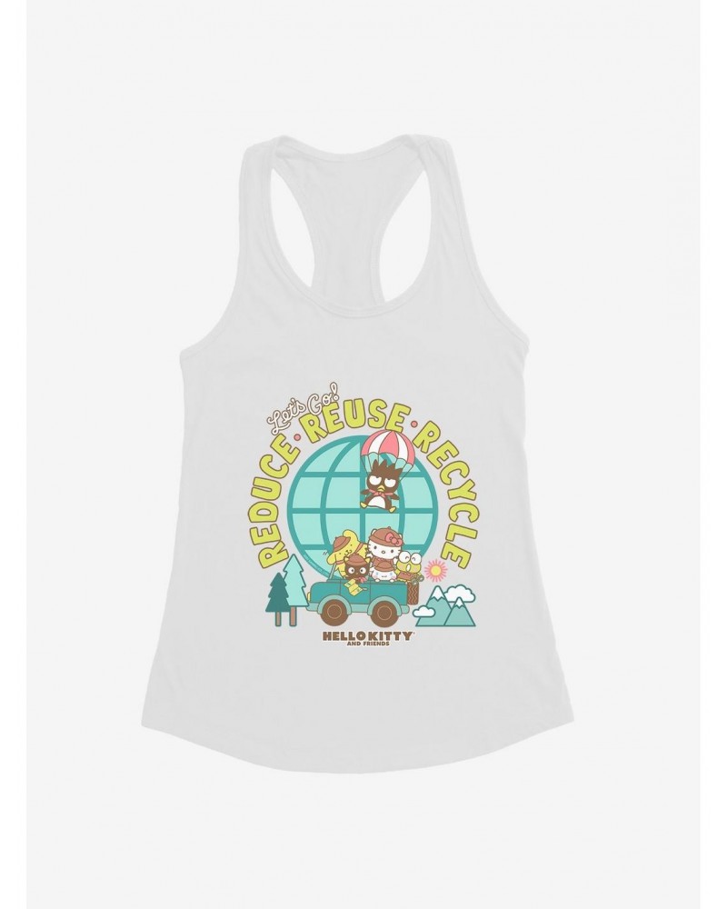 Hello Kitty & Friends Earth Day Reduce, Reuse, Recycle Girls Tank $6.97 Tanks