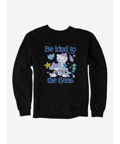 Hello Kitty Be Kind To The Seas Sweatshirt $14.17 Sweatshirts