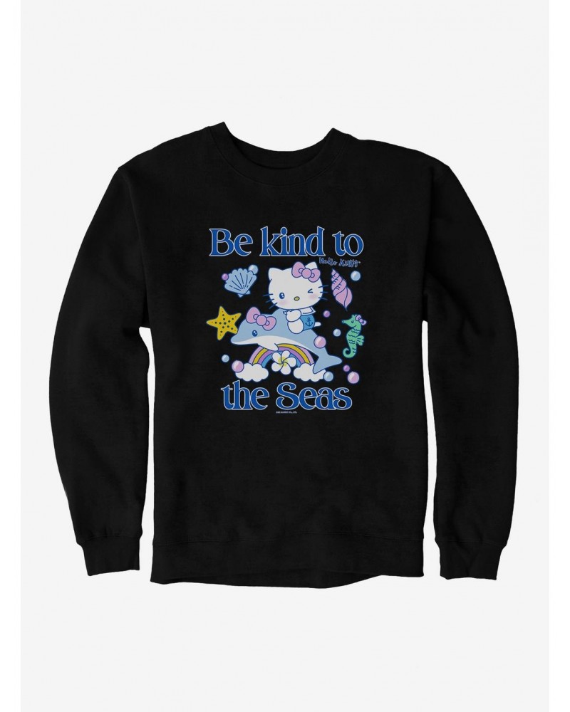 Hello Kitty Be Kind To The Seas Sweatshirt $14.17 Sweatshirts