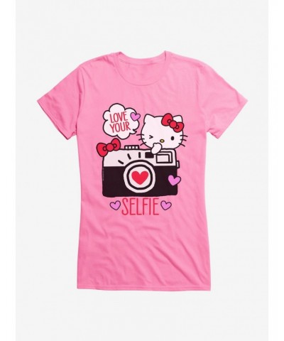 Hello Kitty Selfie Love Girls T-Shirt $6.97 T-Shirts