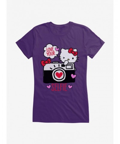 Hello Kitty Selfie Love Girls T-Shirt $6.97 T-Shirts